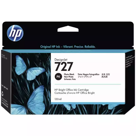 Picture of HP B3P23A 727 INK CARTRIDGE PHOTO BLACK 130ML