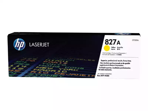 Picture of HP CF302A 827A TONER CARTRIDGE YELLOW