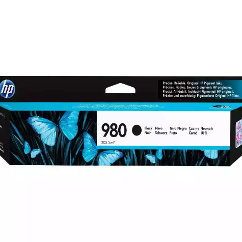 Picture of HP D8J10A 980 INK CARTRIDGE BLACK