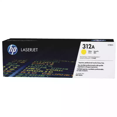 Picture of HP CF382A 312A TONER CARTRIDGE YELLOW