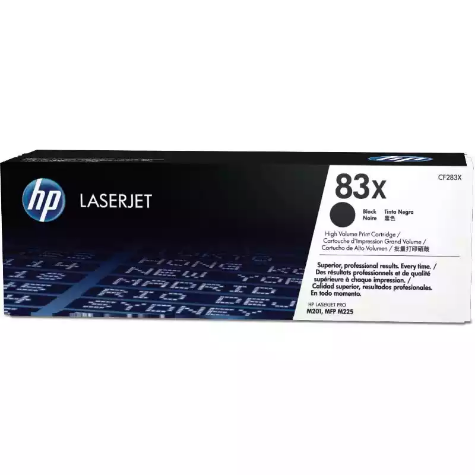 Picture of HP CF283X 83X TONER CARTRIDGE HIGH YIELD BLACK