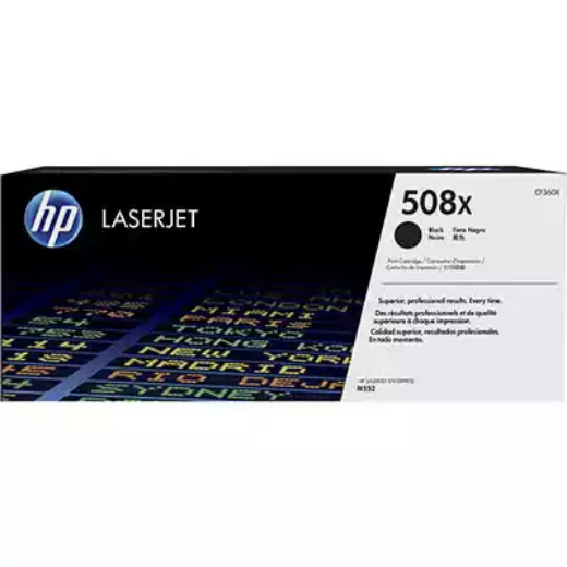 Picture of HP CF360X 508X TONER CARTRIDGE HIGH YIELD BLACK