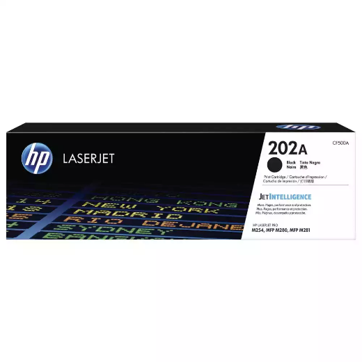 Picture of HP CF500A 202A TONER CARTRIDGE BLACK