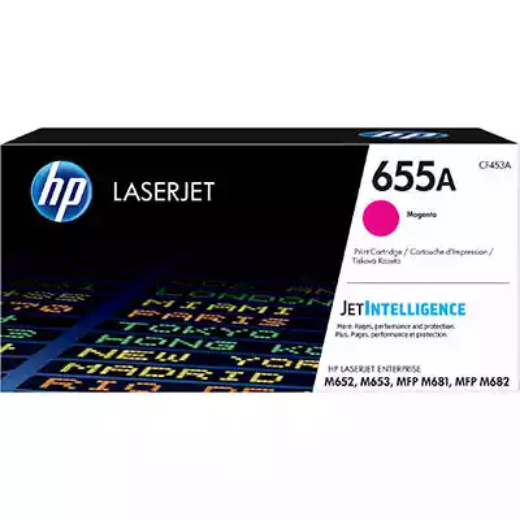 Picture of HP CF453A 655A TONER CARTRIDGE MAGENTA