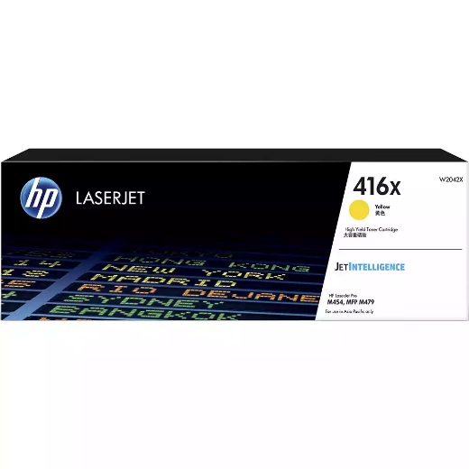 Picture of HP W2042X 416X TONER CARTRIDGE HIGH YIELD YELLOW