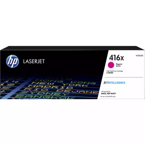 Picture of HP W2043X 416X TONER CARTRIDGE HIGH YIELD MAGENTA