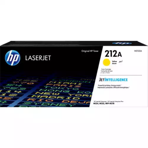 Picture of HP W2122A 212A TONER CARTRIDGE YELLOW