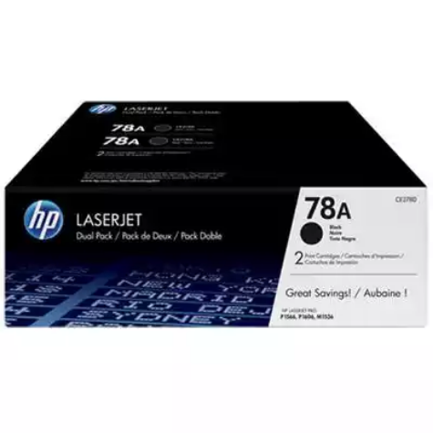 Picture of HP CE278AD 78A TONER CARTRIDGE BLACK TWIN PACK