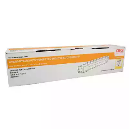 Picture of OKI C9600/9800 TONER CARTRIDGE YELLOW