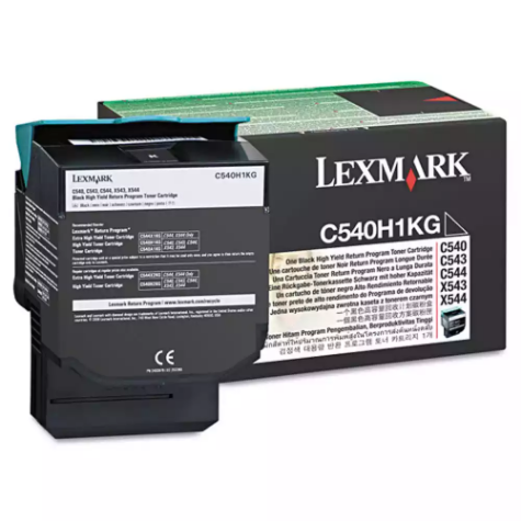 Picture of LEXMARK C500H2KG TONER CARTRIDGE HIGH YIELD BLACK