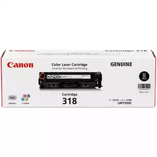 Picture of CANON CART318BK TONER CARTRIDGE BLACK