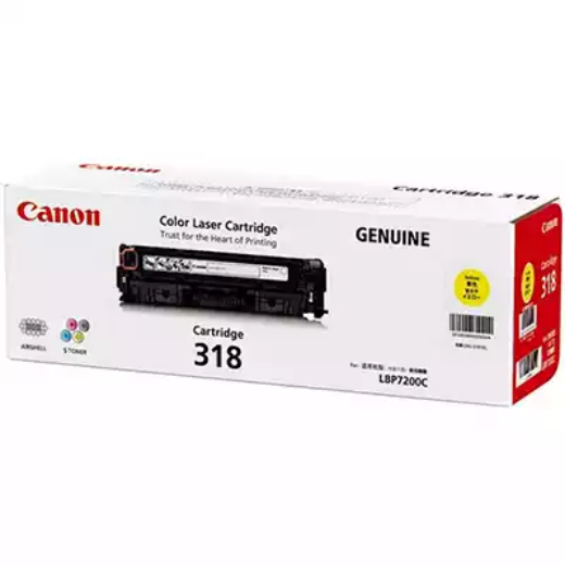 Picture of CANON CART318Y TONER CARTRIDGE YELLOW