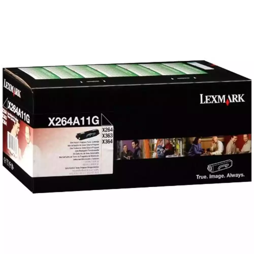 Picture of LEXMARK X264A11G TONER CARTRIDGE BLACK