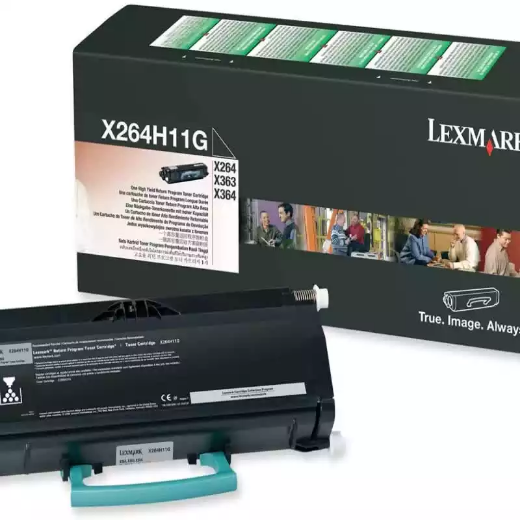 Picture of LEXMARK X264H11G TONER CARTRIDGE BLACK