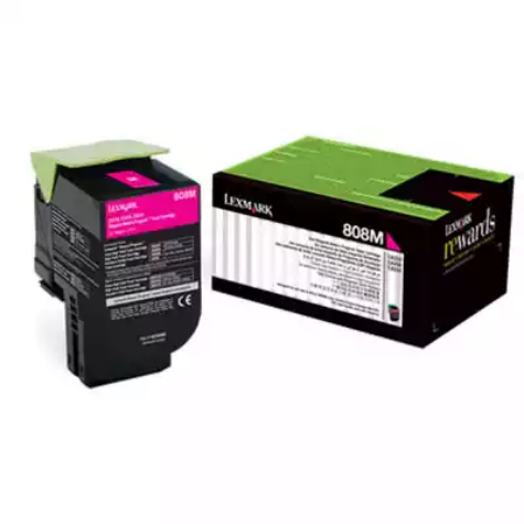 Picture of LEXMARK 80C80M0 808M TONER CARTRIDGE MAGENTA