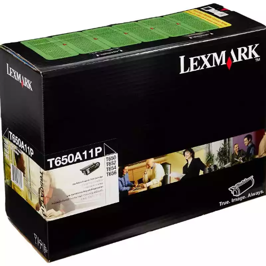 Picture of LEXMARK T650A11P PREBATE TONER CARTRIDGE BLACK