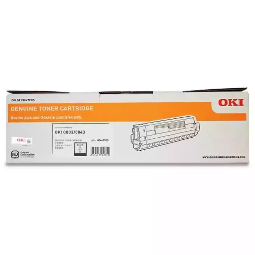 Picture of OKI C833N TONER CARTRIDGE BLACK