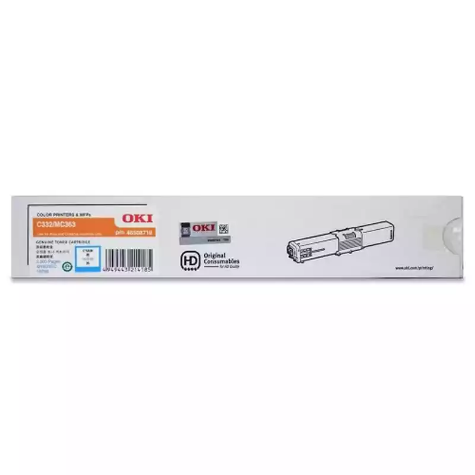 Picture of OKI 46508719 TONER CARTRIDGE CYAN