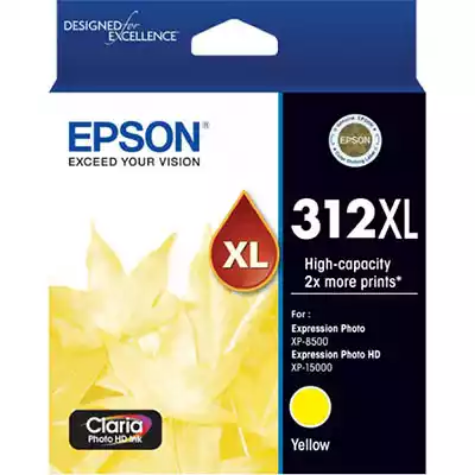 Picture of EPSON 312XL INK CARTRIDGE HIGH YIELD YELLOW