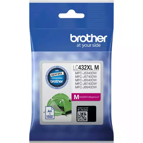 Picture of BROTHER LC432XL INK CARTRIDGE HIGH YIELD MAGENTA