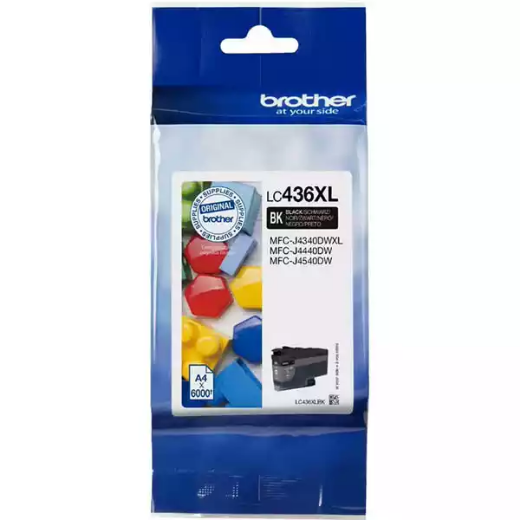 Picture of BROTHER LC436XL INVESTMENT INK CARTRIDGE HIGH YIELD BLACK