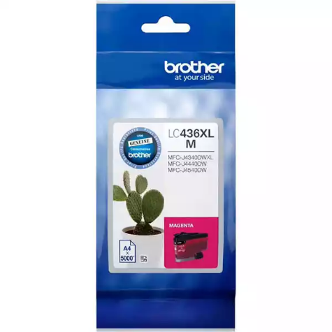 Picture of BROTHER LC436XL INVESTMENT INK CARTRIDGE HIGH YIELD MAGENTA