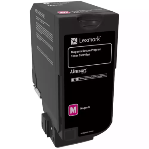 Picture of LEXMARK 74C6HM0 TONER CARTRIDGE HIGH YIELD MAGENTA