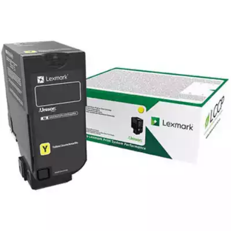 Picture of LEXMARK 74C6HY0 TONER CARTRIDGE HIGH YIELD YELLOW