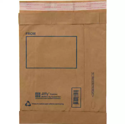 Picture of JIFFY PADDED MAILER BAG P7 360 X 480MM KRAFT CARTON 50