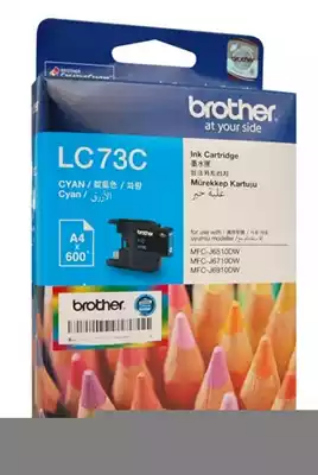 Picture of BROTHER LC73C INK CARTRIDGE CYAN