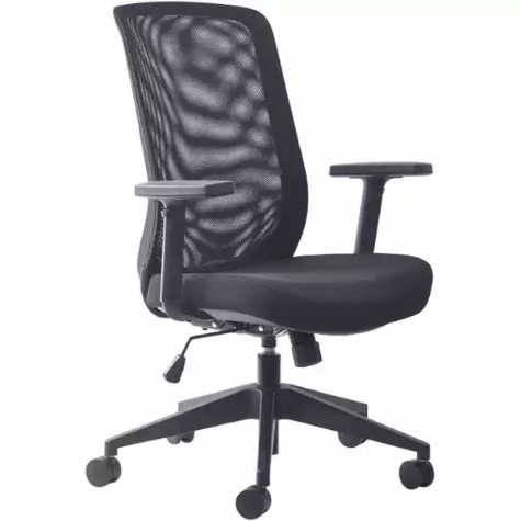 Picture of BURO MONDO GENE TASK CHAIR HIGH MESH BACK ARMS BLACK