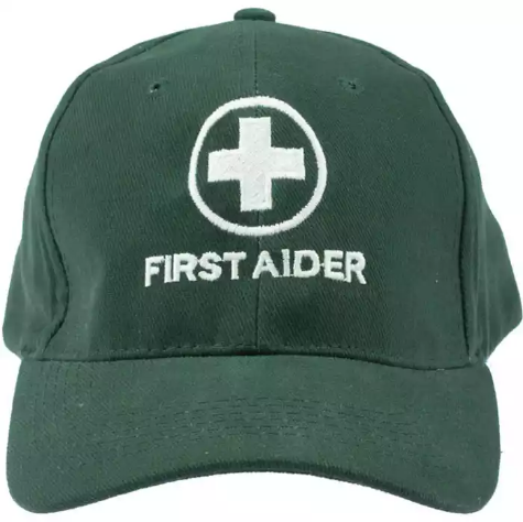 Picture of TRAFALGAR FIRST AID CAP GREEN