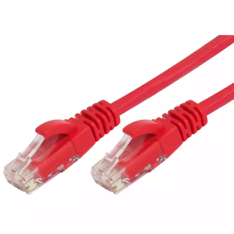 Picture of COMSOL RJ45 CROSSOVER CABLE CAT6 1M RED