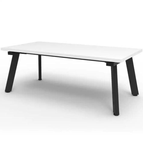 Picture of RAPIDLINE ETERNITY COFFEE TABLE 1200 X 600MM NATURAL WHITE/BLACK