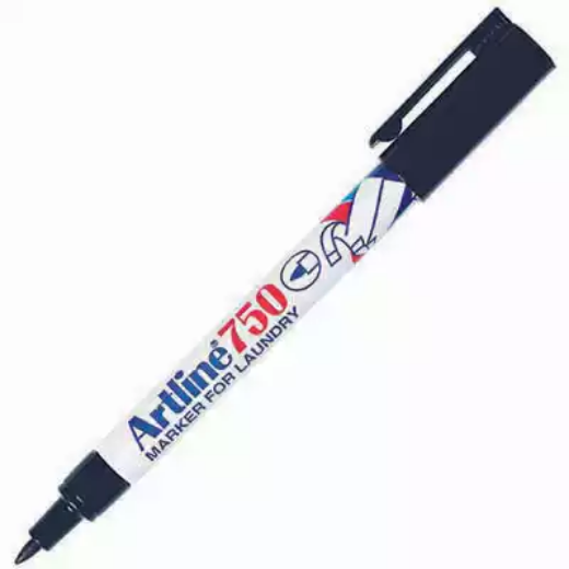 Picture of ARTLINE 750 LAUNDRY MARKER BULLET 0.7MM BLACK