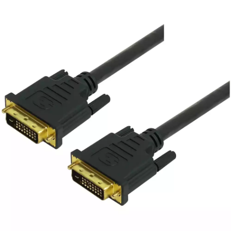 Picture of COMSOL DVI-D DIGITAL DUAL LINK CABLE MALE TO MALE 5M BLACK