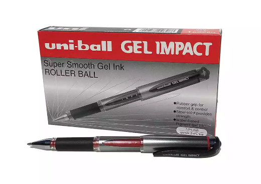 Picture of UNI-BALL UM153 SIGNO GEL INK PEN 1.0MM RED