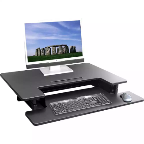 Picture of HILIFT SIT STAND WORKSTATION BLACK