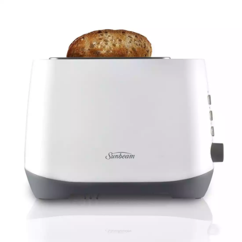 Picture of SUNBEAM RISE UP 2 SLICE TOASTER 270 X 165 X 190MM WHITE