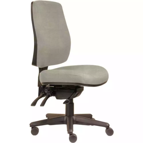 Picture of ERGOSELECT SPARK ERGONOMIC CHAIR HIGH BACK 3 LEVER SEAT SLIDE BLACK NYLON BASE DRIFTWOOD