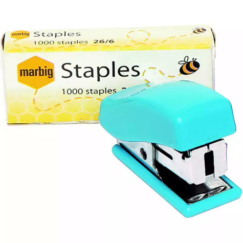 Picture of MARBIG MINI STAPLER BRIGHT ASSORTED