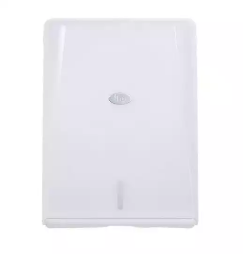 Picture of LIVI INTERLEAVE MULTIFOLD/ULTRASLIM TOWEL DISPENSER 350 X 100 X 260MM WHITE