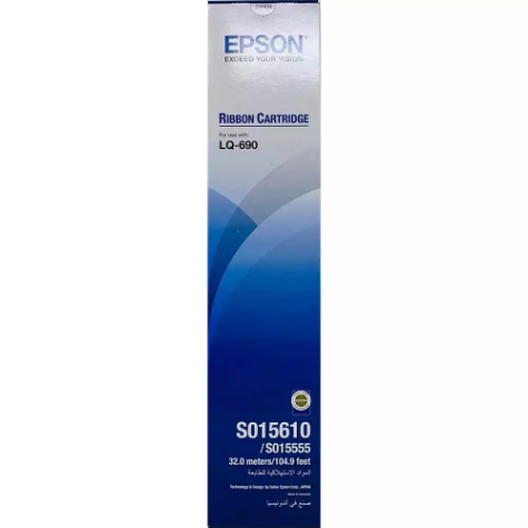 Picture of EPSON S015610 LQ690 RIBBON CARTRIDGE BLACK