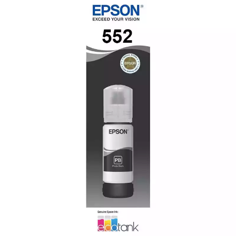 Picture of EPSON T552 ECOTANK INK BOTTLE PHOTO BLACK