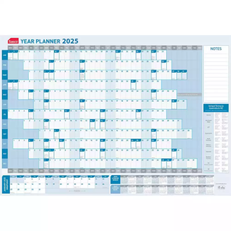 Picture of SASCO 10580 610 X 870MM YEAR PLANNER