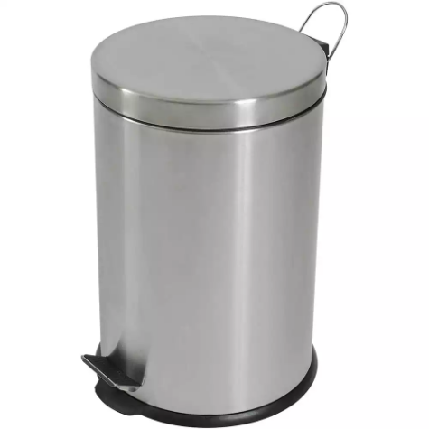 Picture of COMPASS ROUND PEDAL BIN 20 LITRE STAINLESS STEEL