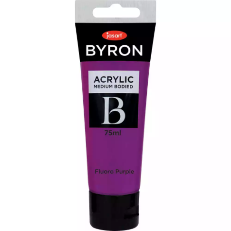 Picture of JASART BYRON ACRYLIC PAINT 75ML FLUORO PURPLE