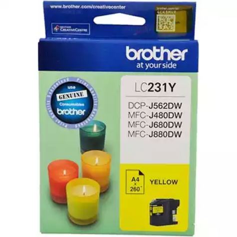 Picture of BROTHER LC231 INK CARTRIDGE YELLOW