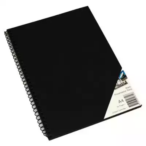 Picture of QUILL VISUAL ART DIARY 110GSM 90 PAGE A4 PP BLACK