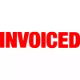 Picture of XSTAMPER CX-BN 1532 PRE-INKED MESSAGE STAMP INVOICED 42 X 13MM RED
